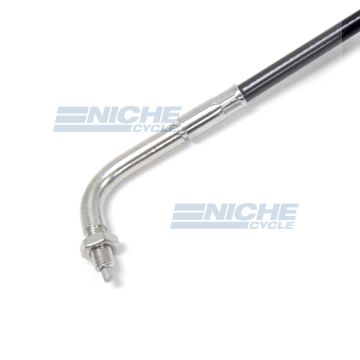 Throttle Cable w/ Elbow Mikuni 35" NCS899B 