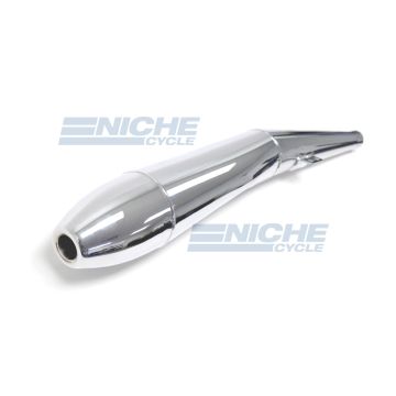 BMW OE Replica Muffler - Early Cigar Style - Left Side 80-84066 