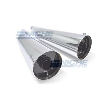 BMW Twin Models 85-87 Whispertone Motorcycle Mufflers Megaphone Chrome 006-0327 
