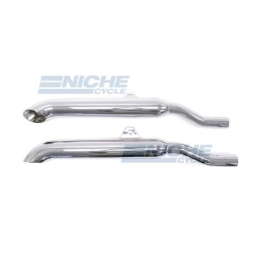 Honda GL1000 Gold Wing 1000 Touring Performance Mufflers Chrome Turndown 001-1715 