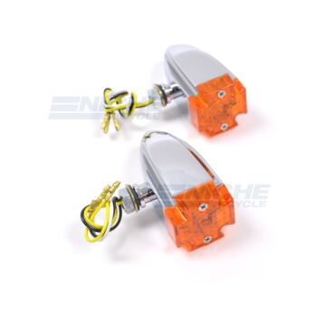 Die Cast Maltese Cross Deco Lights Red/Amber - LED 61-99151 