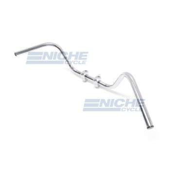 Handlebar - 1" Med Buckhorn Chrome-Dimp 07-12521 