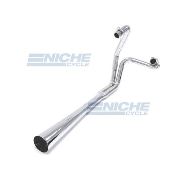 Yamaha XS650 TX650 MAC 2-Into-1 Chrome Exhaust System 421-0401 