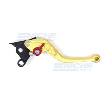 Click Adjust CNC Brake Lever - Gold 30-25587G 