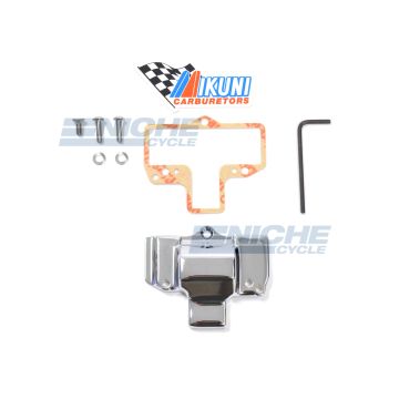 Mikuni HSR42/45 Chrome Carburetor Cap Plain KHS-028 