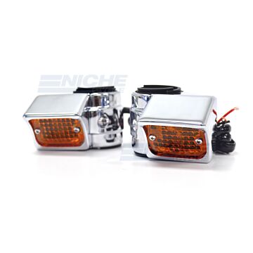 Fork Mounted Deco Running Lights - Dual Filament, Amber 61-97092 