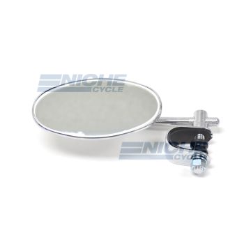 MIR OVAL MTL W/CLAMP 20-34832 