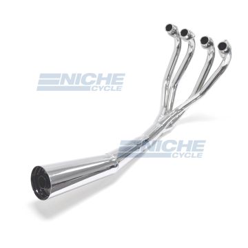 Suzuki GS1000 78-80 MAC 4-Into-1 Chrome Megaphone Exhaust System 003-0501 