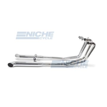 Kawasaki KZ650 KZ750 GPZ MAC 4-Into-2 Chrome Turnout Exhaust System 002-0308 
