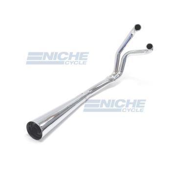 Yamaha XJ/XS 400 Seca/Maxim 2-Into-1 Chrome Megaphone Exhaust System 004-1103 