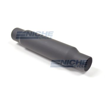 12" Black Shorty Canister Muffler 80-03310B 
