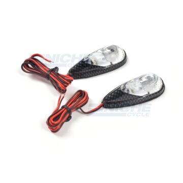 Carbon Look LED Flush Mount Lights 61-97003 