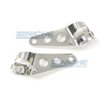 Headlight Brackets - Universal Stainless 66-35801 