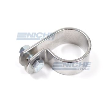 Universal Heavy Duty P-Body-Style 1-1/2" Head Pipe Muffler Clamp S0012H 