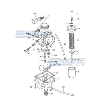 Mikuni VM24-512 Exploded View - Replacement Parts Listing VM24-512_parts_list 