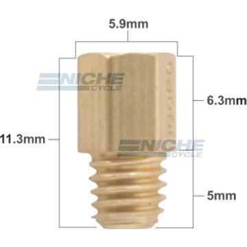 Mikuni VM4/042 Large Hex Main Jets VM4/042 