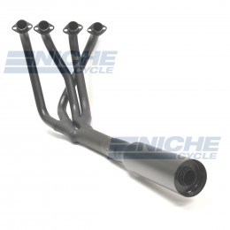 Suzuki GS750/850 Tri-Y 4-Into-2-to-1 Black Canister Exhaust System 991-0301