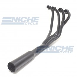 Suzuki GS1000 78-80 4-Into-2-to-1 Black Canister Exhaust System 991-0302