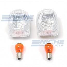 Honda Turn Signal Lense w/Bulbs 59-21312