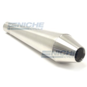 Muffler 12" Perf Core Reverse Cone 1.375 MC-1375-12-SS