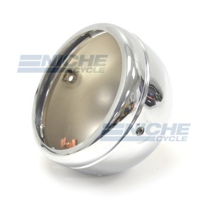 Lucas-Style 5-3/4" Headlight Shell Kit - Chrome 66-65073