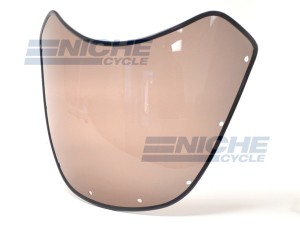 7" Headlight Replacement Race Fairing Windshield Tinted Gloss Black  70-52506
