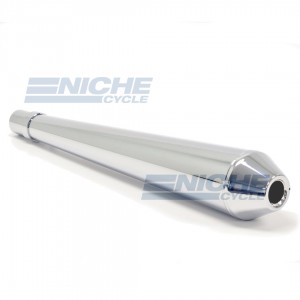 26" Chrome Reverse Cone - Megaphone Muffler 80-84034