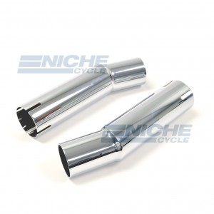 Bonneville Muffler Adapters - Angled 1.5" 80-03255