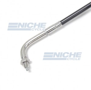 Throttle Cable w/ Elbow Mikuni 45" NCS899A