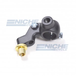 Honda Type One Piece Brake Lever Bracket - Black 34-30131